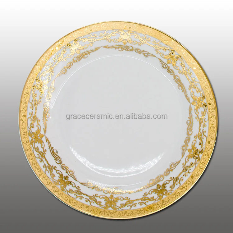 Лидер продаж позолоченный набор для ужина в индийском стиле из 101 102 шт. фарфоровые тарелки наборы посуды керамический обеденный