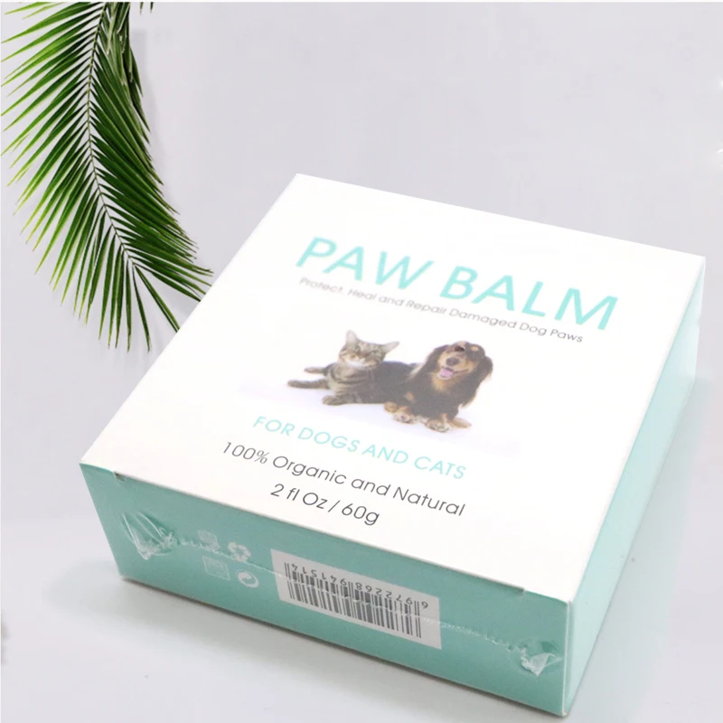 Dog Paw Balm for Dry Paws in Winter and Summer Moisturizes & Soothes Irritated Paws & Elbows, Protects from Cracks & Wounds