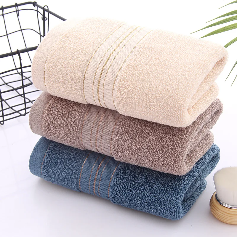 Plain cotton towel manufacturers wholesale increase thickened household cotton towel daily gift embroidery logo