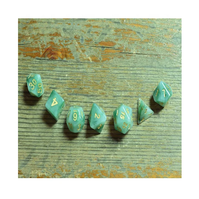 Бюджетный многоцветный по индивидуальному заказу 12-сторонние мрамор набор Игральный костей