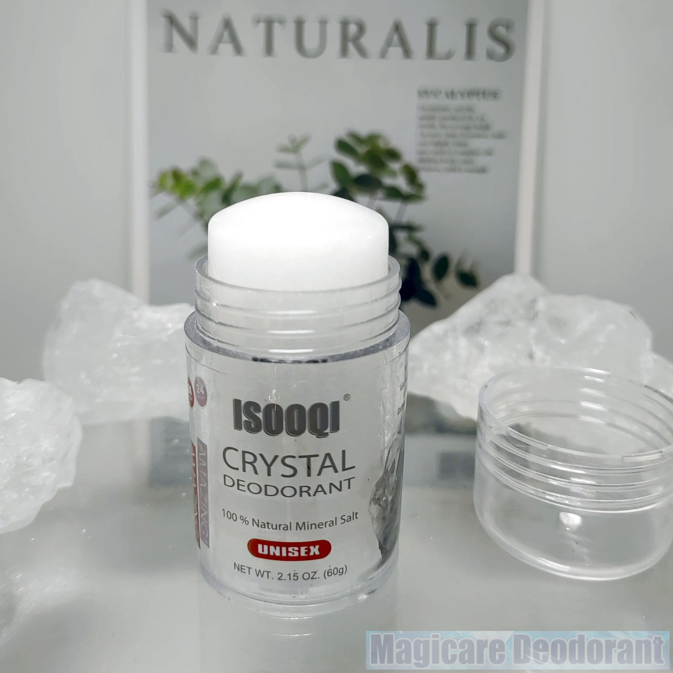 Magicare 60G push up Deodorant alum stick Potassium Alum Block Antiperspirant Stone Underarm natural vegan body deodorant