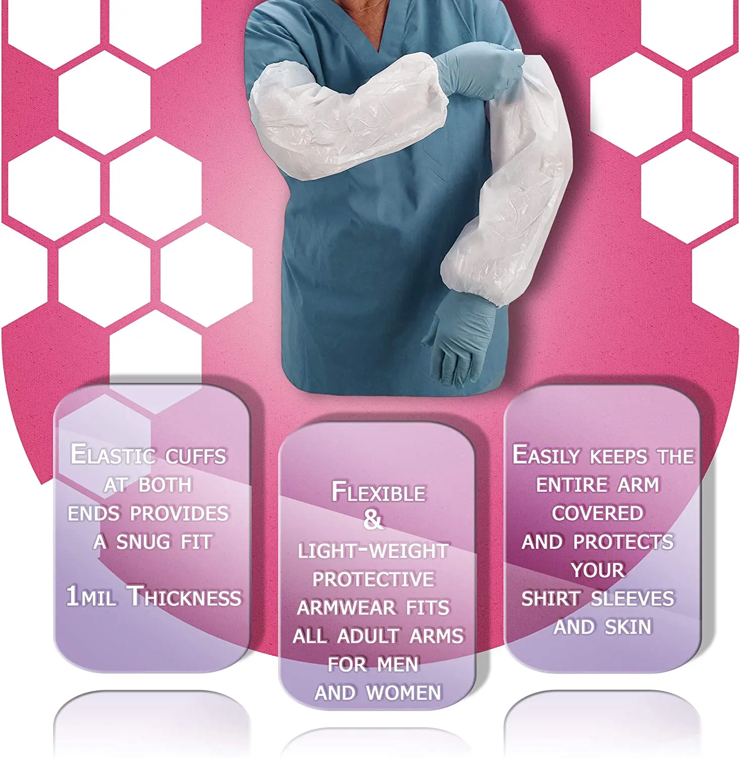 Disposable sleeves hand-made disposable  surgical doctor use arm sleeve uv protection