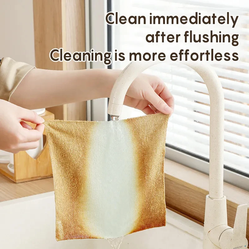 Strong Absorption Quick Dry Microfiber Cleaning Cloths Disposable Cleaning Rags Reusable Lint Free Towel with Dispenser Box