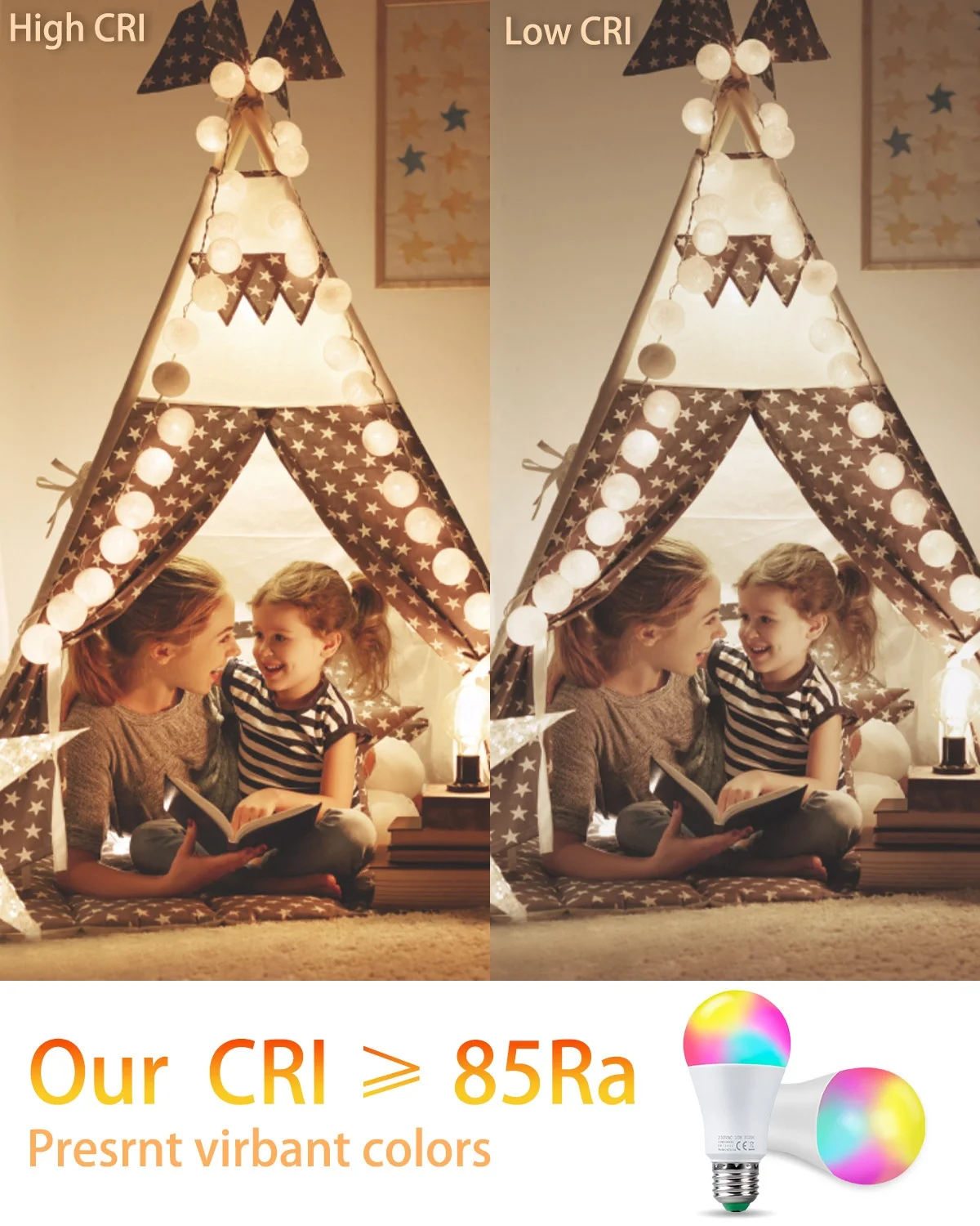 DUSKTEC Good Quality Smart Color Bulb Colorful Warm Light Bulb Model Led Decoration Bulbs