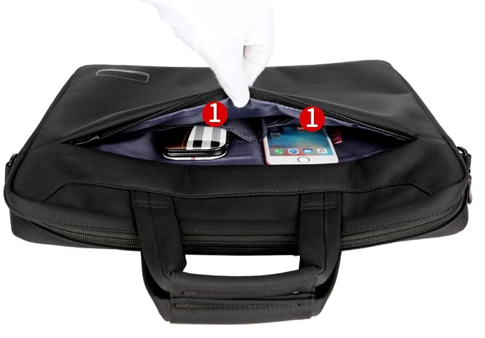 Customized Shoulder Strap Notebook Office Computer Briefcase Laptop Tote Bag For Men business