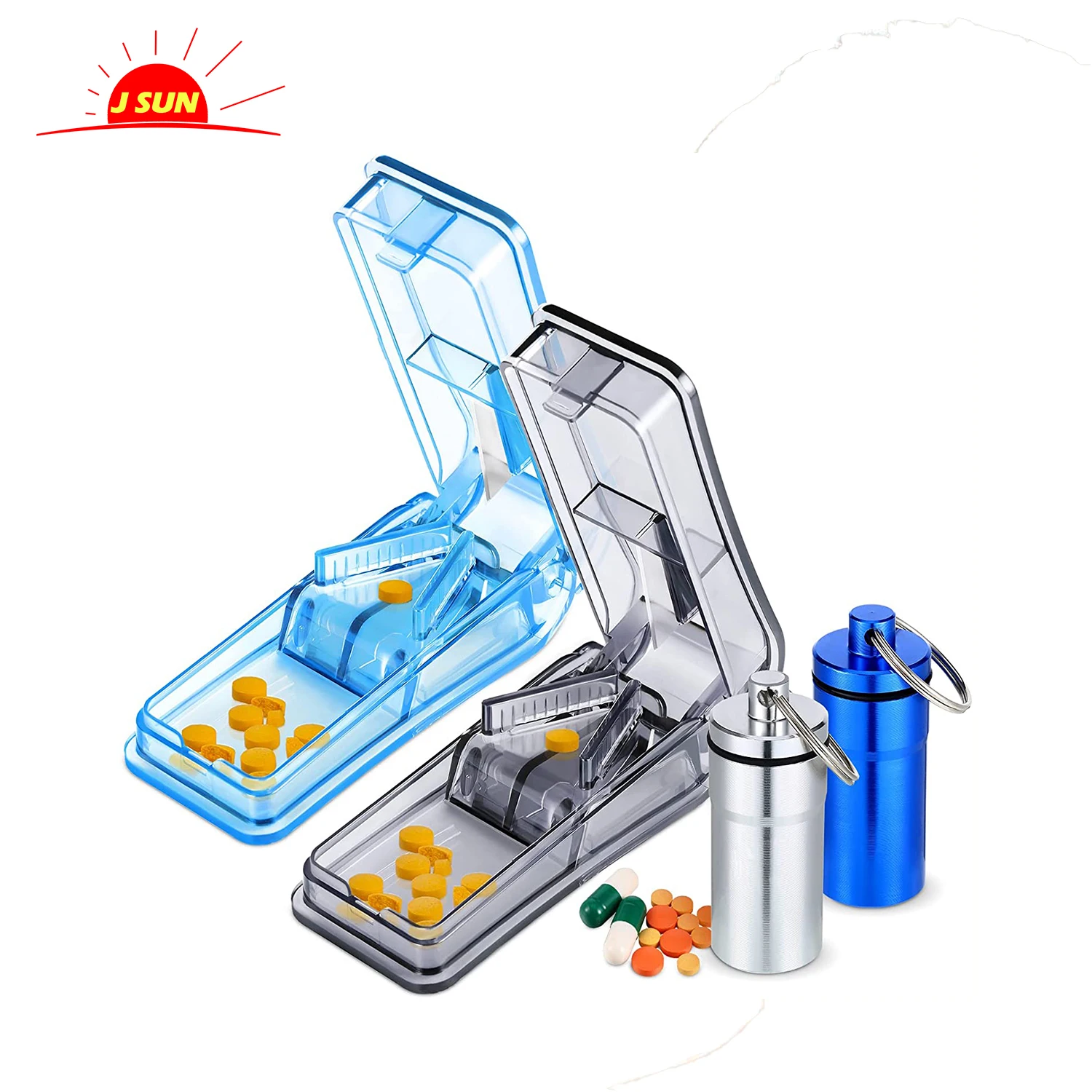 Best selling product pill box with cutter