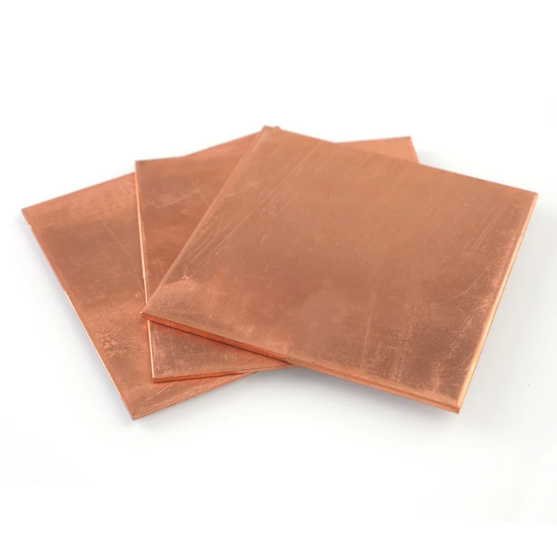 Thickness 0.3mm~100mm Cu-DHP C11000 Copper Plate / ETP C1100P Copper Sheet