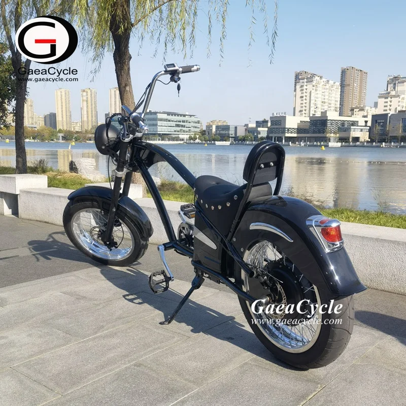 Gaea 2020 hot sale vintage fat bike electric chopper electric bicycle electric motorcycle 1000w e bike