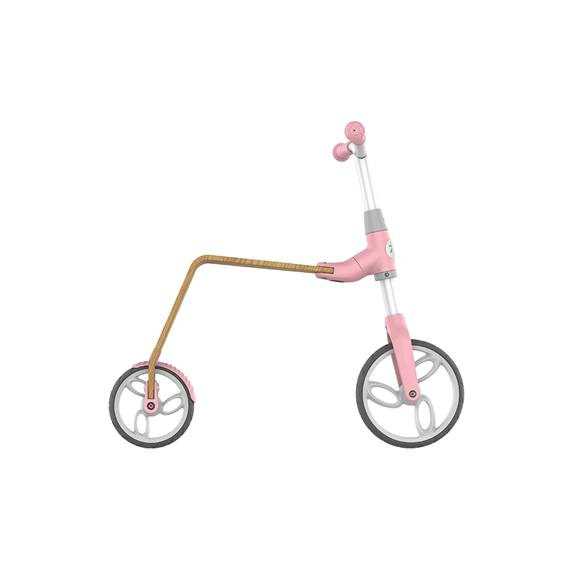 
2020 Multi Functional Kids Wooden Scooter 3 in 1 Children Scooter 