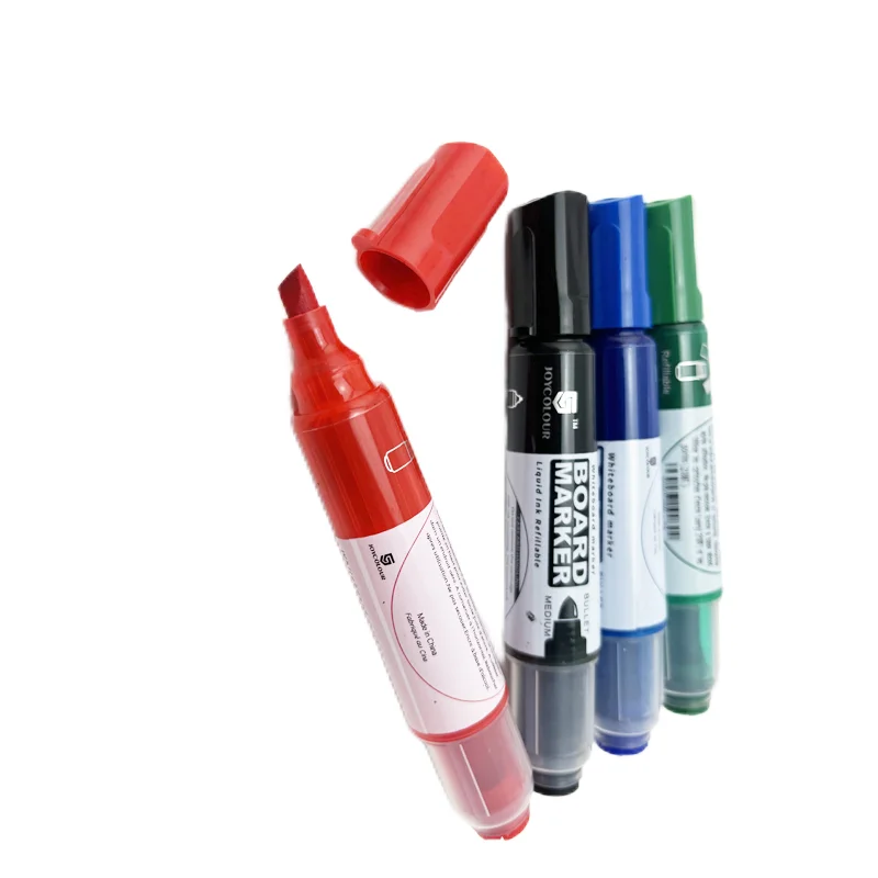 Wholesale Large Capacity Whiteboard Markers Pen School Office Supplies 4 Colors Dry Erase Marker Pens