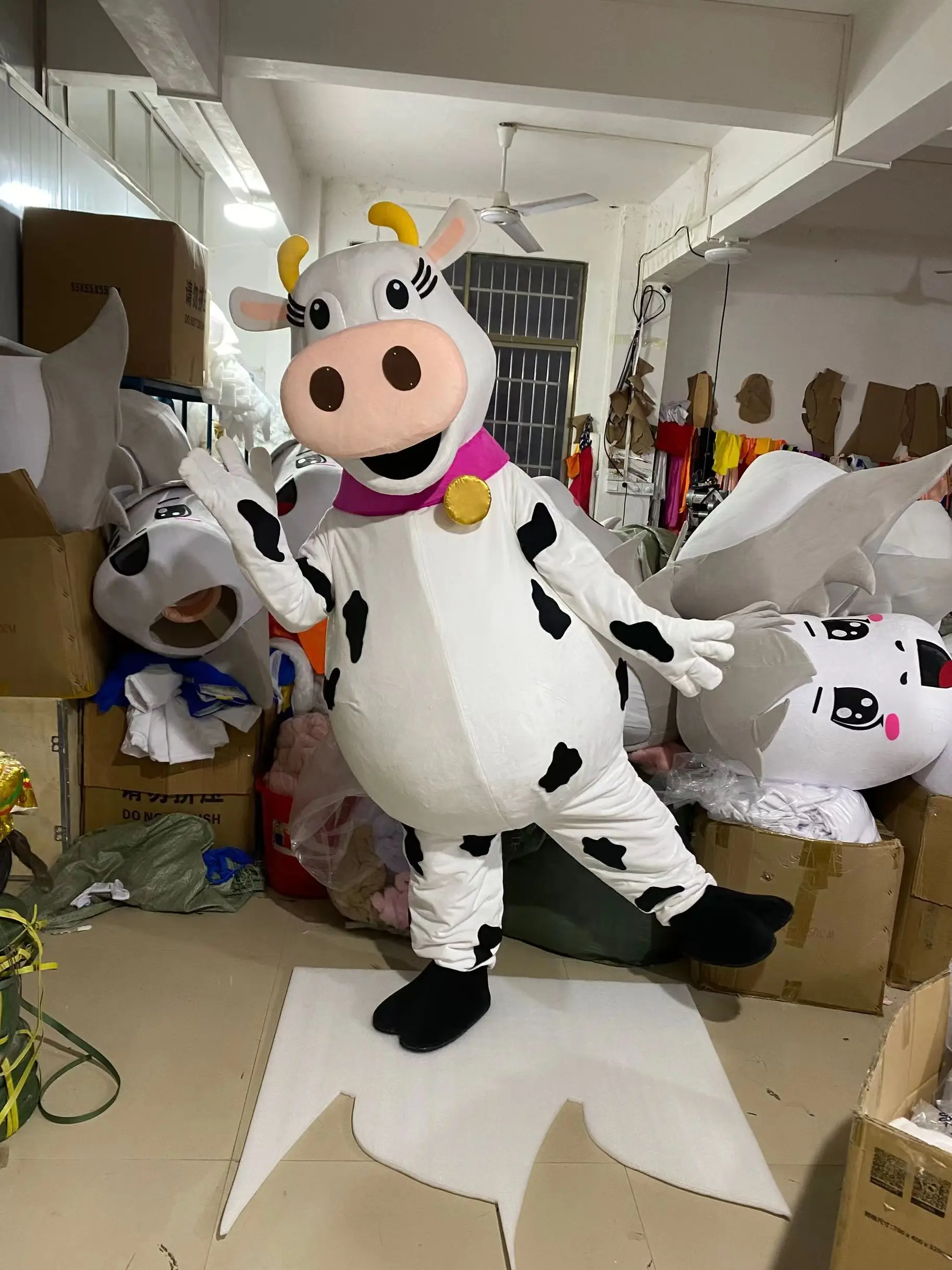 Custom Comfortable Soft Animals Carnival Panda Big Party Cartoon Mascot Costumes