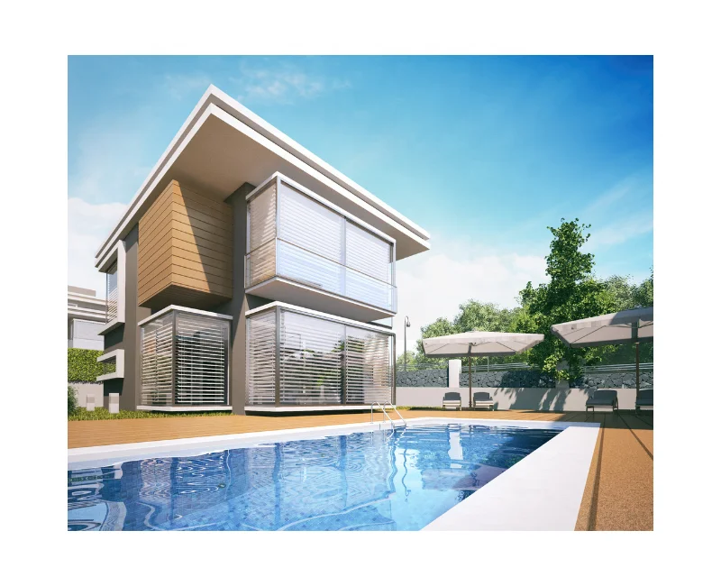 Family Villa Rooms Graphic Design Smart House Personalized Dimension Short Period Foldable Mobile Prefabricated Board Room