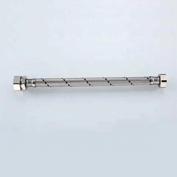 Azeta Water Hose Pipes Tube Metal Stainless Steel Wire Knitted Braided 8 Inch Flexible Hose
