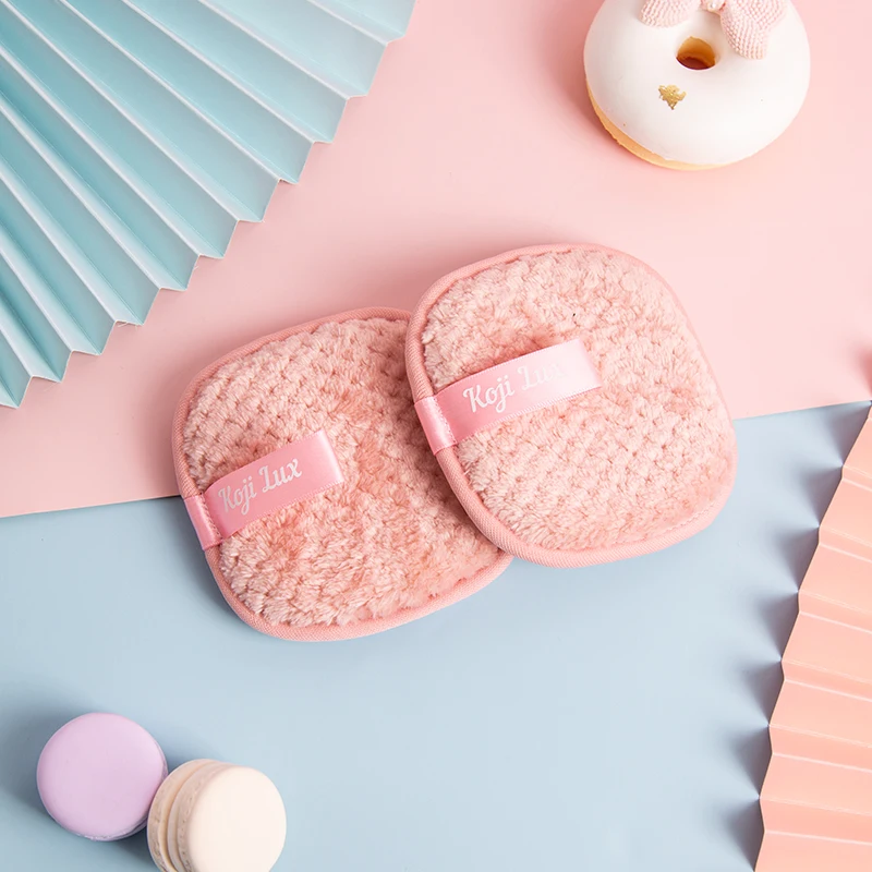 Reusable Makeup Remover Puff Cleansing Sponge For Face Cleaner Plush Puff Cleansing Cushion