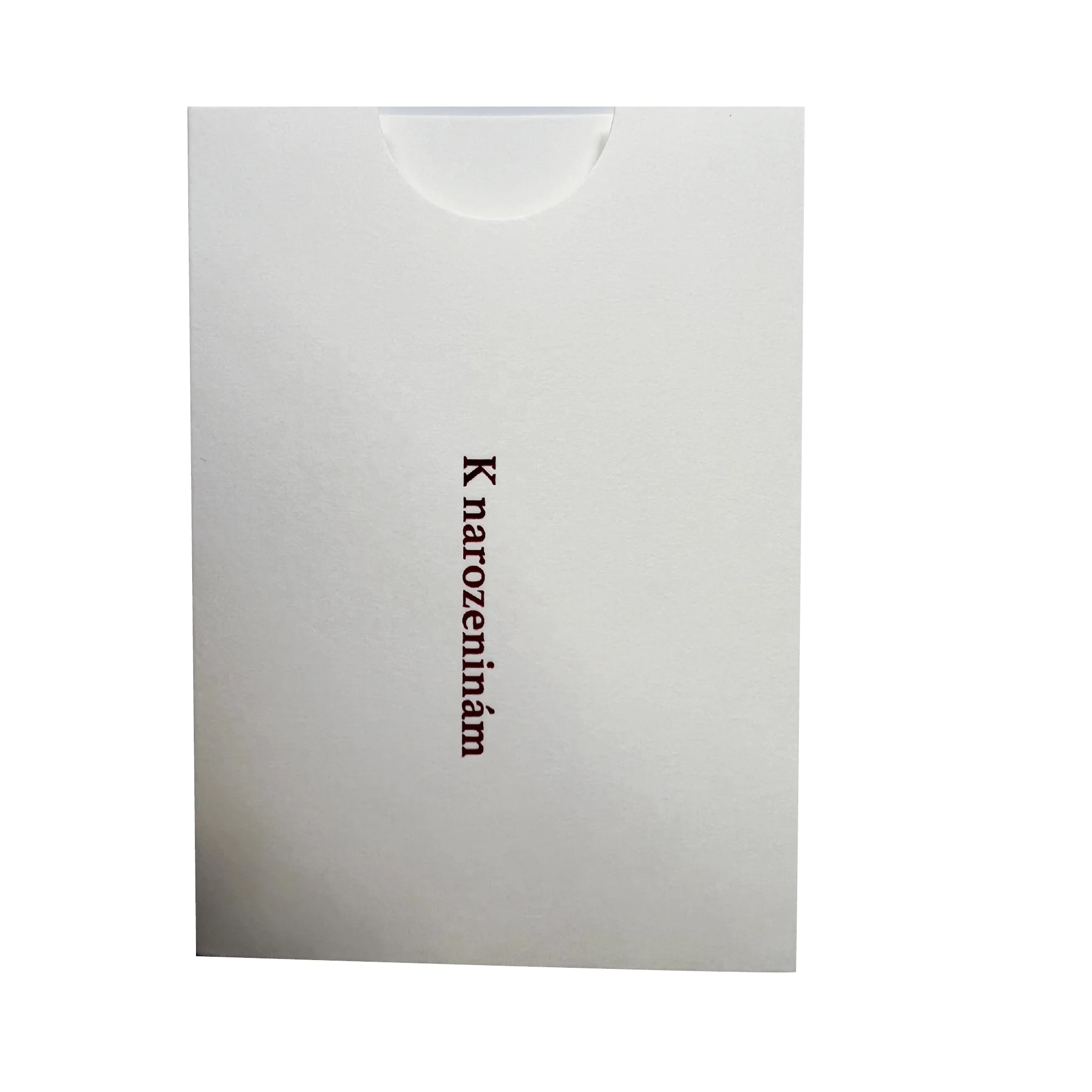 Custom Logo red stamp white Paper Business Envelope For Card Packaging