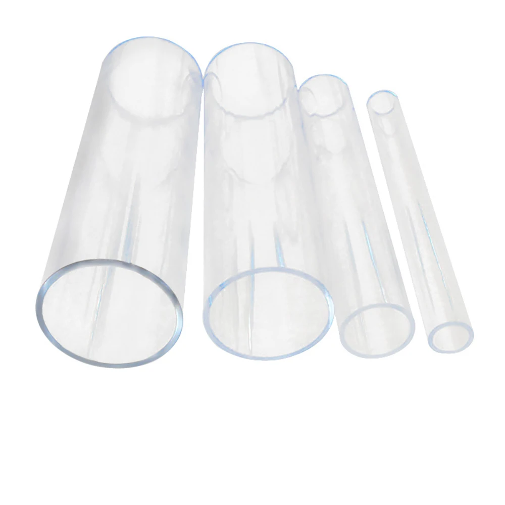 Zhongcheng OEM Custom Aquarium Acrilico PMMA Colored LED Pipe Clear Acrylic Plastic Tube