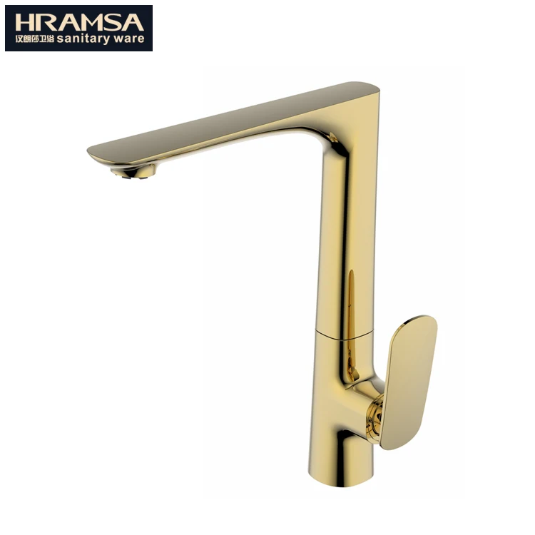 Perfect 59 copper high quality Kitchen faucet with rotary spout HRAMSA sanitary ware kaiping faucet factory