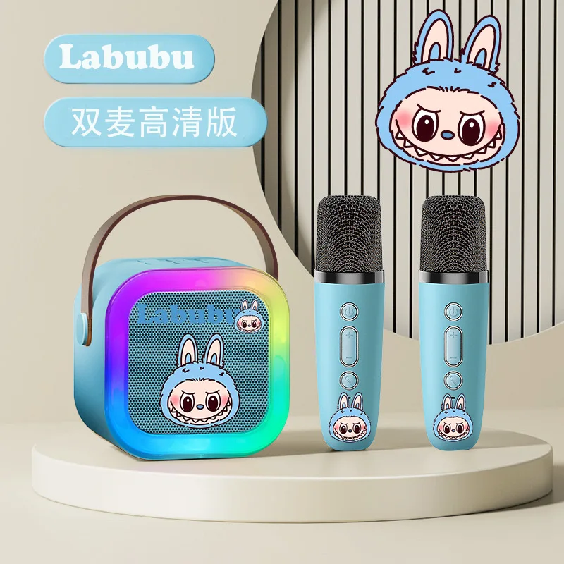 LINDA Kids Labubu набор для караоке мини-колонки уличный музыкальный плеер портативный караоке-динамик