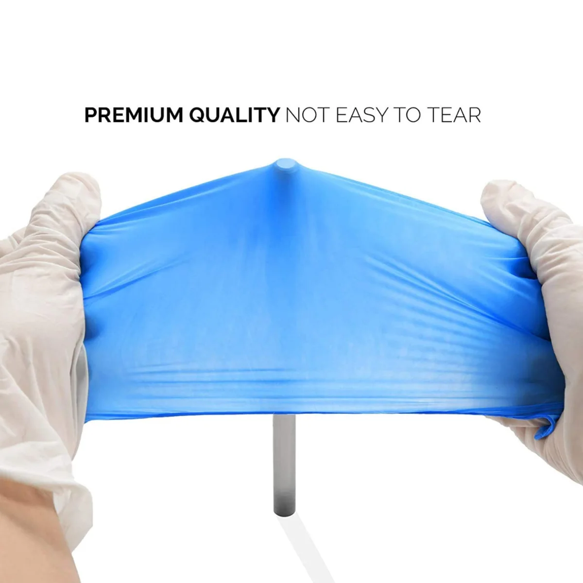 Factory Wholesale Custom 100 Pcs / Box High Quality PVC Material Blue Gloves Vinyl Exam Gloves Disposable Medical PVC Gloves