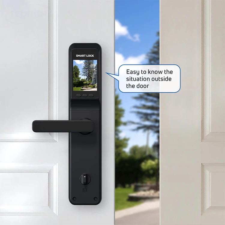 Goking security biometric fingerprint lock tuya keyless entry door rfid access control key card smart hotel home door lock