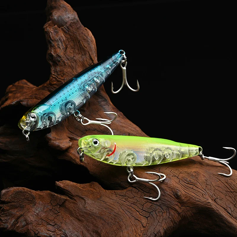 BLUX STRAY DOG 70F Topwater Pencil 70mm8.2g Surface Walker Fishing Lure Walk The Dog Artificial Saltwater Bass Hard Bait Tackle
