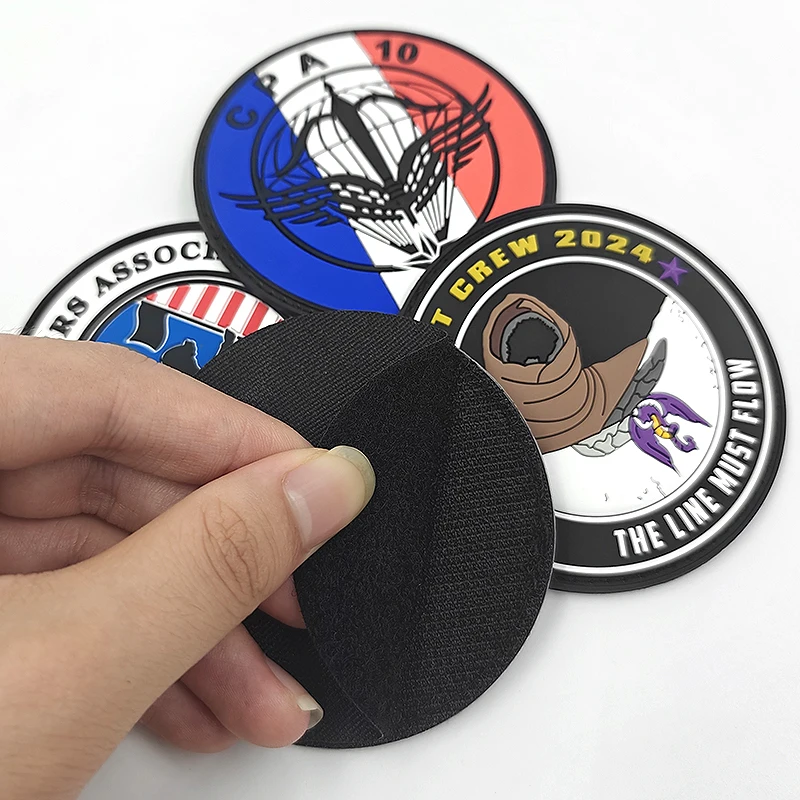 Hot Sale Manufacturer Custom Patches Sew On Soft Rubber Patch Personalized Designer Patches PVC Rubber