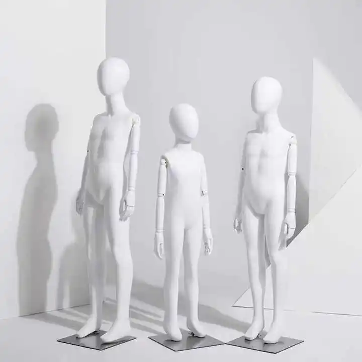 Child Display Clothes Mannequin White Boy Model Full Body Kids Child Mannequin for Clothing