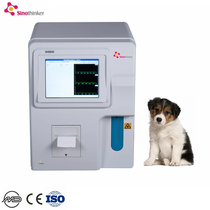 Vet Veterinary Full Auto Hematology Analyzer Blood Analysis System Free Spare Parts Open System