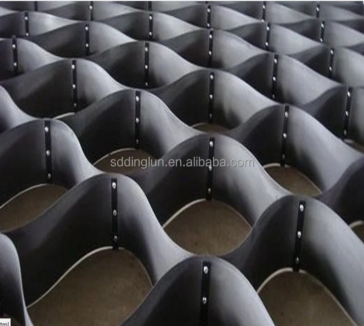 
Factory price Guangzhou Ultrasonic welding soil gravel stabilizer cheap plastic gravel grid hdpe geocell for soil stability 