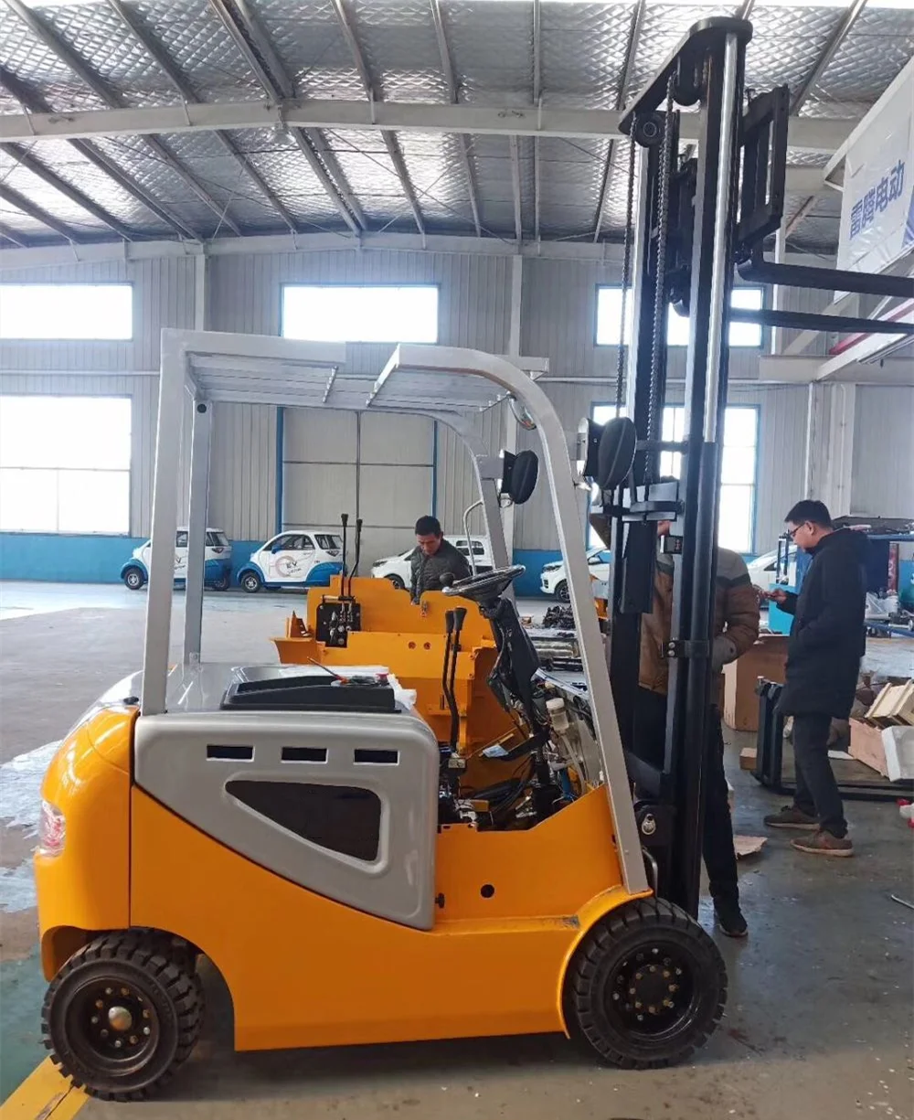 Mini Forklift 1ton 1.2ton Mini 4-wheel Electric Forklift 2020 hot sale forklift truck price