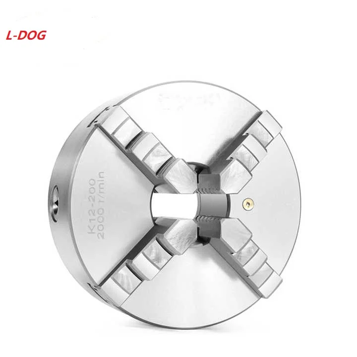 Metal Lathe Chuck for Clamping Self-centering Steel and Alloy High Precision Small Size 80mm Diameter Lathe Machine 4 Jaw Chuck