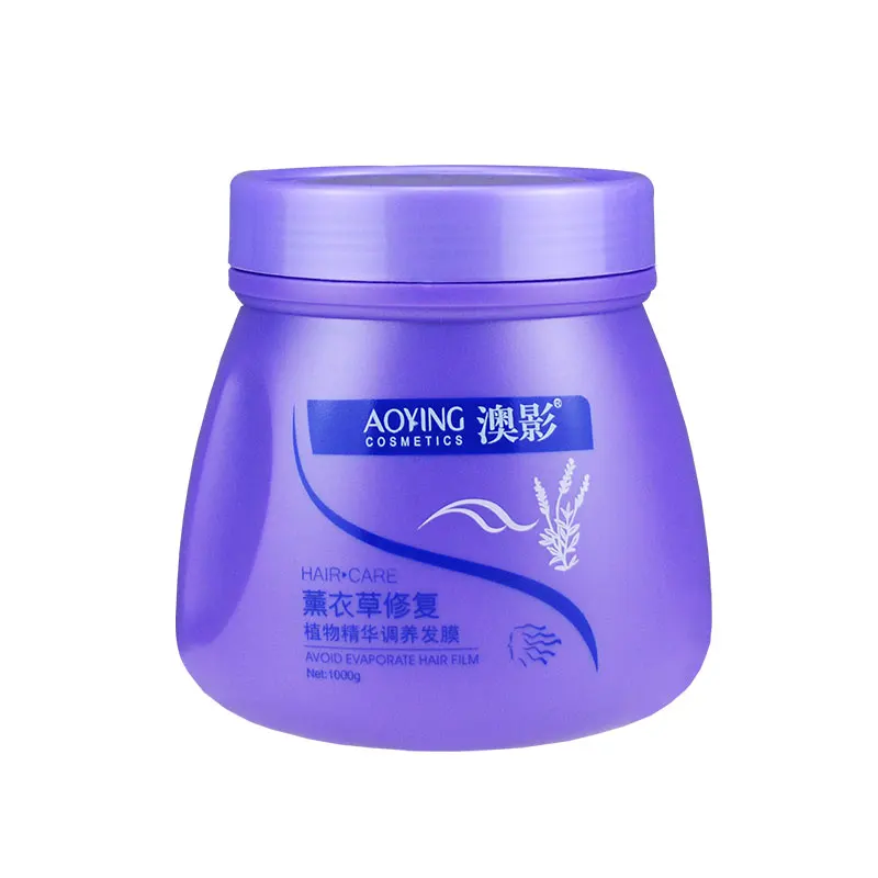 2024 Aoying 1L Hot sale Lavender Repair Plant Essence Baking Ointment black caster oil  moisture products wholesale