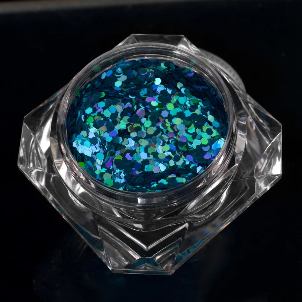 Chunky Glitter Wholesale Metal flake powder paint automotive dip pigment glitters for Christmas Halloween Holiday decoration