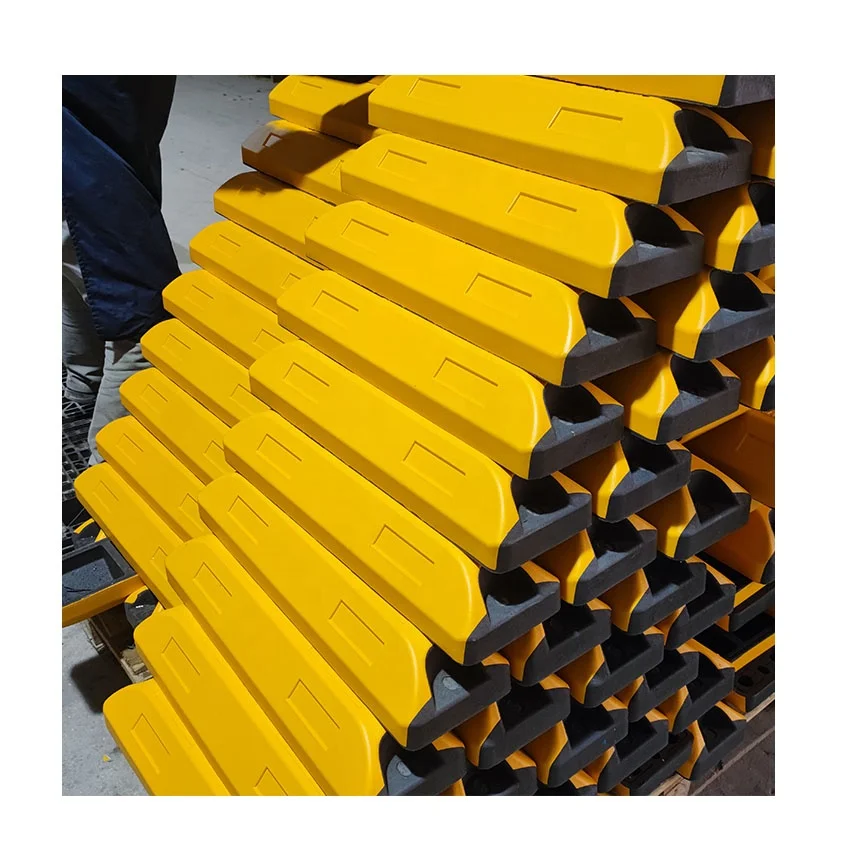 YCTRAFFIC L560*W150*H80mm Car Parking Stopper Rubber Car Wheel Stopper