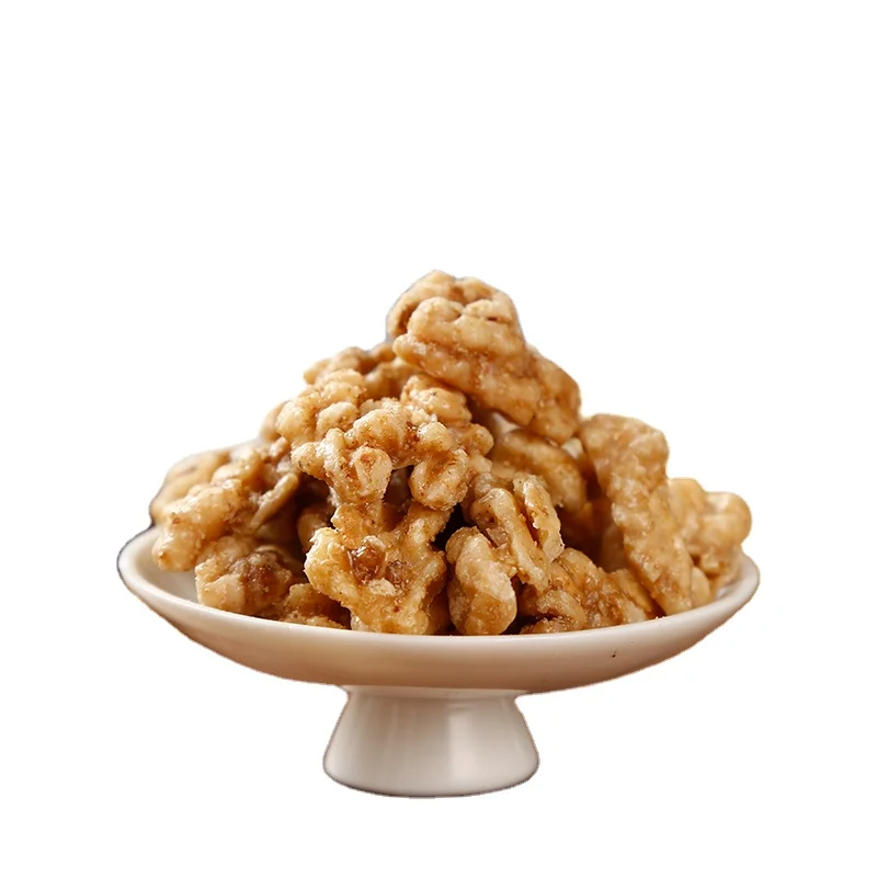 organic walnuts Factory Supplier Gansu Nutrition Chinese Walnut Kernels Pepper Taste Peeled Walnut Kernels Wholesale Market Nuts