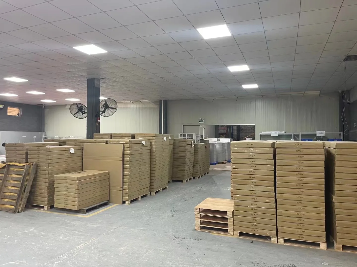 Silver rectangular hairdressing wall mirrors 80x60cm wall mount lighted backlit led bathroom mirror