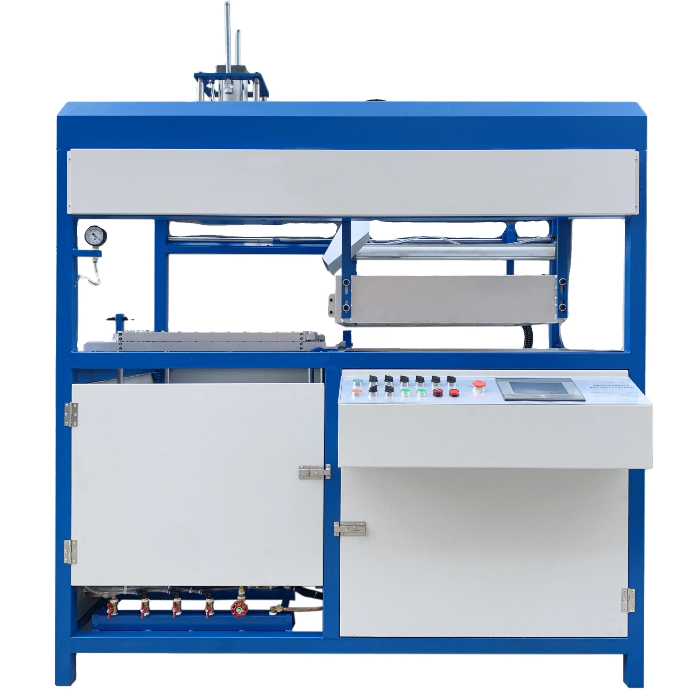 Blister tray packaging for ice cream lid small size Vacuum forming machine manufacturer