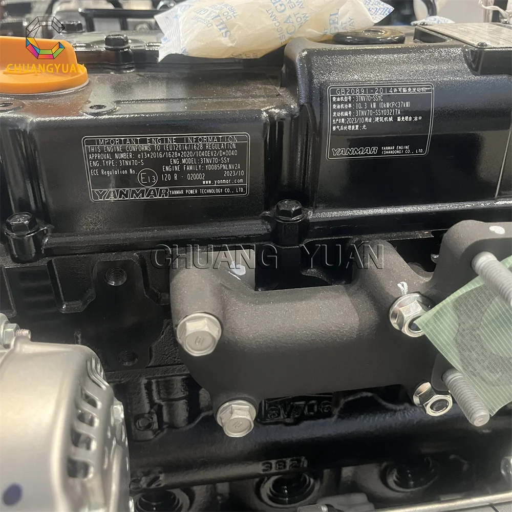 Original New 3TNV70 Engine Assembly For Yanmar 3TNE68 3TNM72 3TNV70 3TNV74 3TNV76 3TNV80 4TNV106 4TNV88 4TNV98T