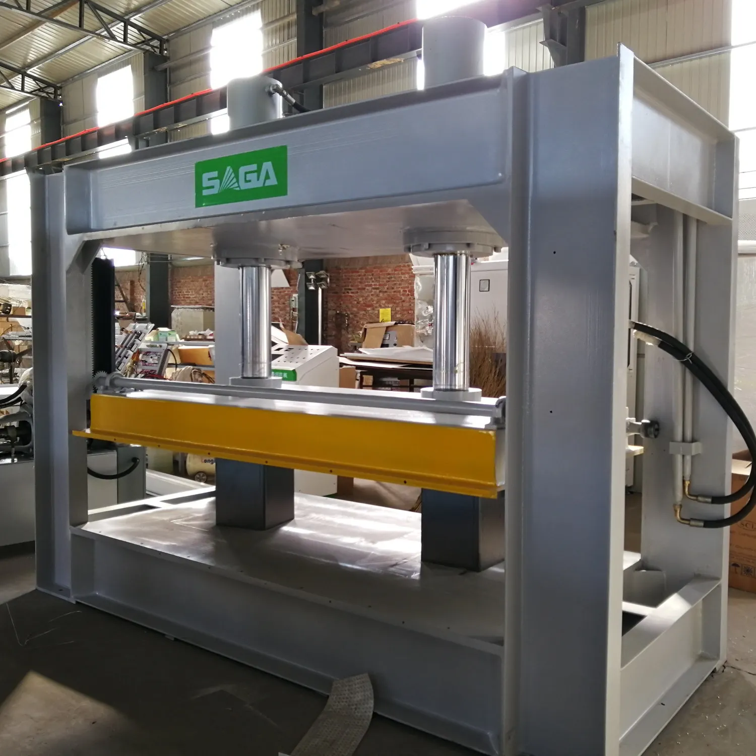 High Frequency Heating Press Machine For Veneer Wood Curving(80ton)