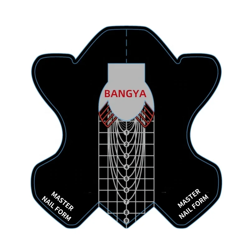 Top quality Acrylic Nails form 200G Thick Nail Extension Forms for Nails gel