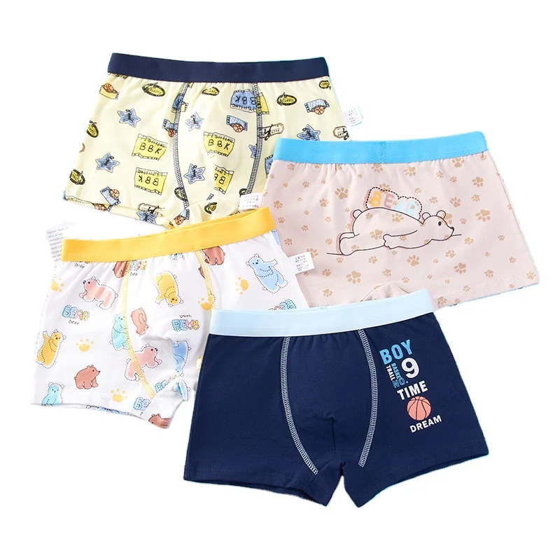 Good Price Boys Shorts Briefs Pack Underwear Boxer Comfortable Seamless Panty