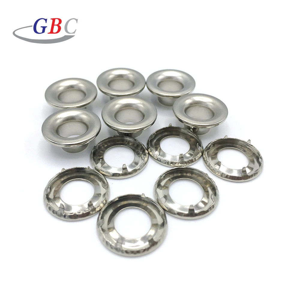 Garment accessories metal stainless steel 304 eyelet for tarpaulin