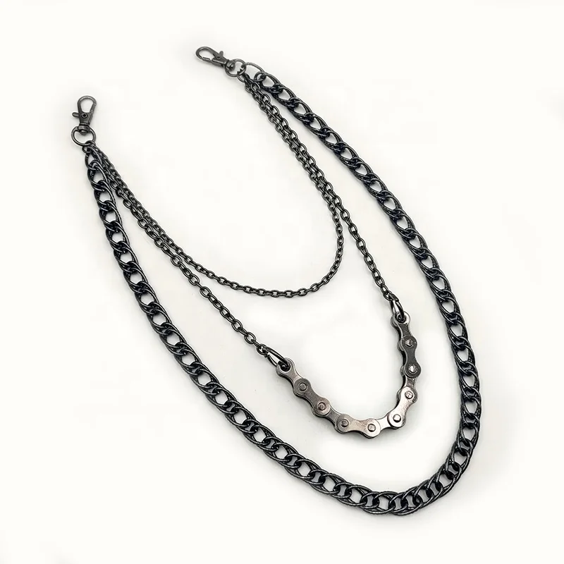 Pants Pocket Chain Belt Metal Jeans Chain Wallet Chain With Lobster Clasps And Keyring for Men Women Keys Wallets