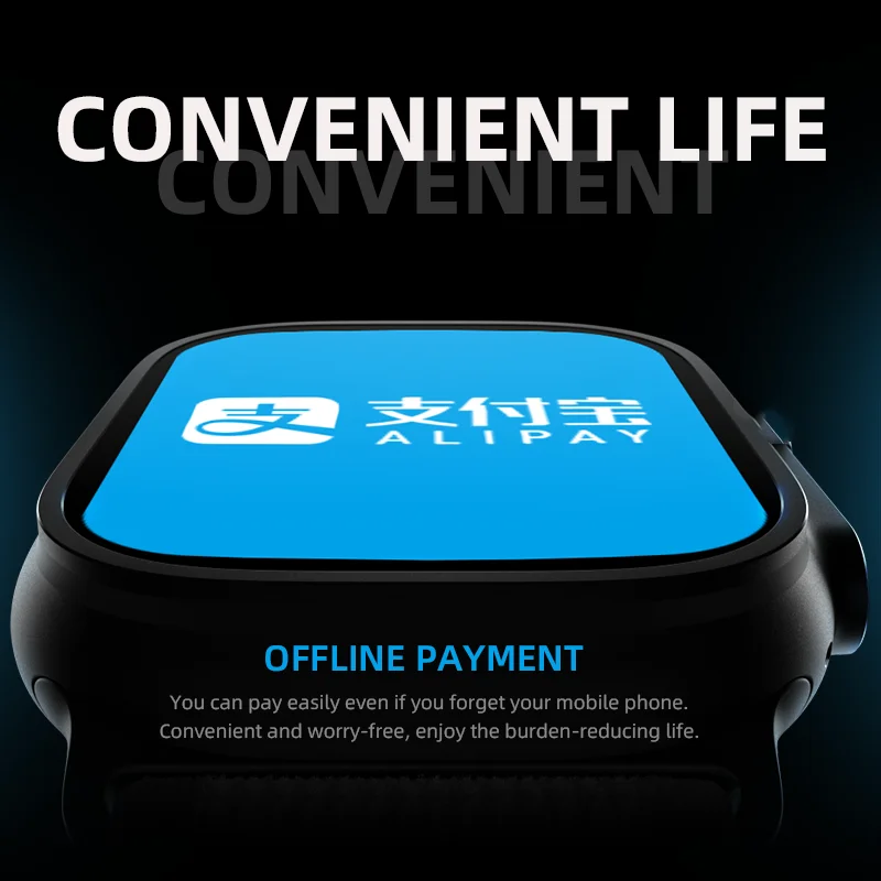 Latest Sports 1.91 Inch Square Screen Tft Screen Smart Watch Wireless Charging Thoughtful Hw8 Ul-tra Smartwatch Serie 8