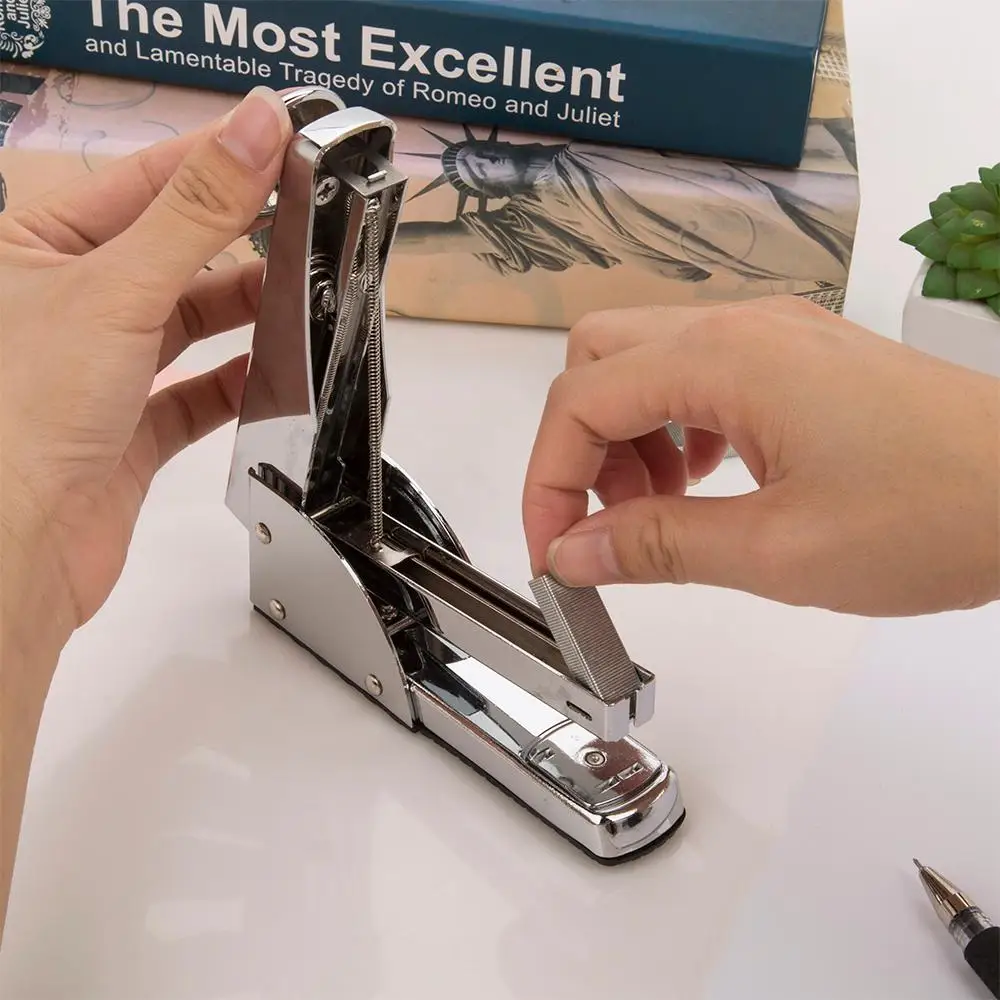 New Heavy duty shiny office used  Novelty Metal Manual Stapler