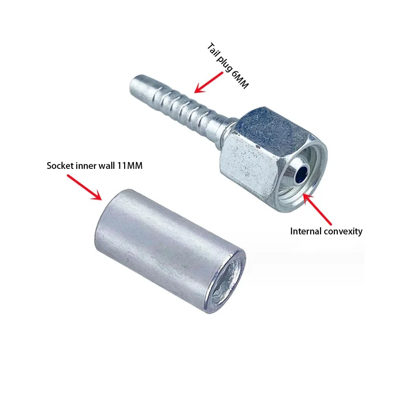 High Pressure Washer fittings And Connector Nipples With the Cone For  Internal thread 14 convex and concave interface