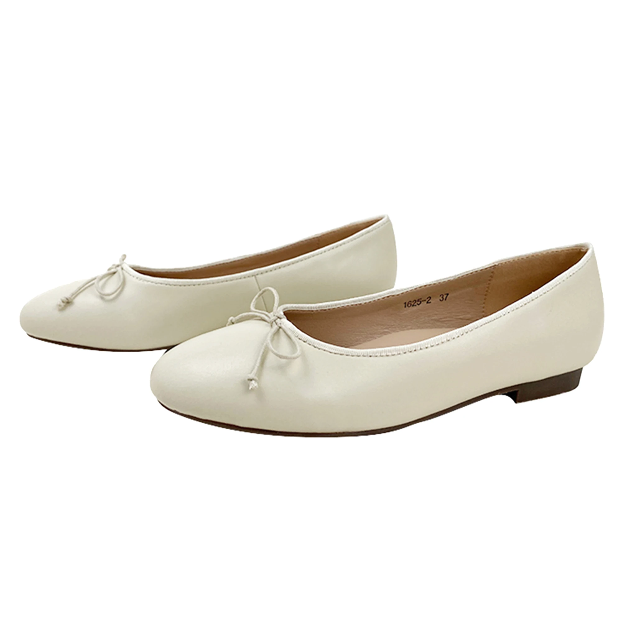 Leather Flat Shoes for Women 2023 Woman Cute Ballet Plus Size 42 43 44 45 Women Casual and Office Work Shoes