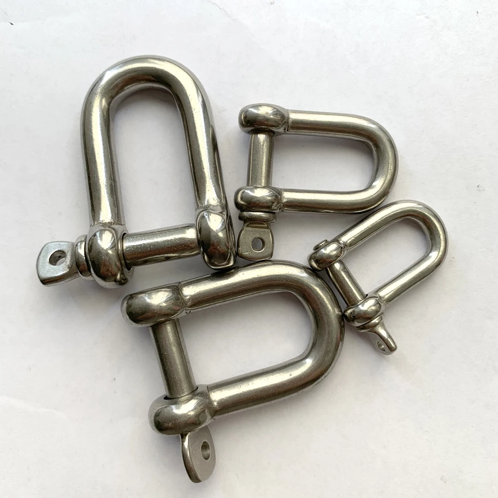 High quality rigging hardware shackle Stainless Steel D Shackle