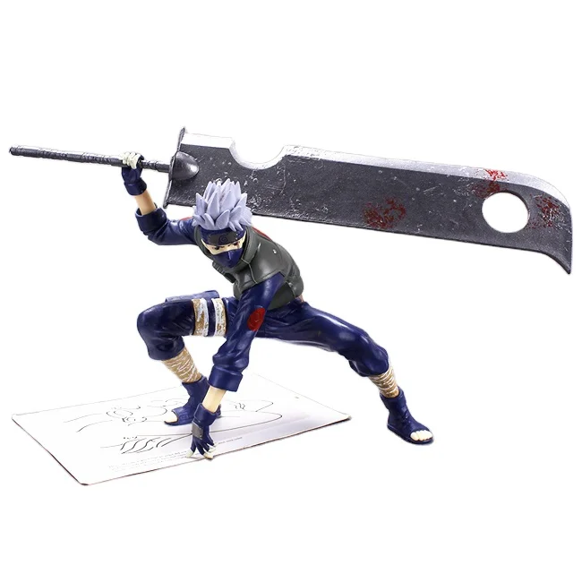 Top Quality Narutos Kakashi Fight Scene Anime Figure Action Figure Popular Toy Gifts Collection Kakashi PVC Model