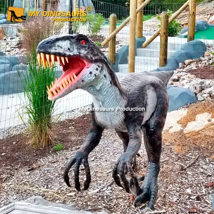 MY DINO Amusement Park Animatronic Dinosaur Interactive Velociraptor